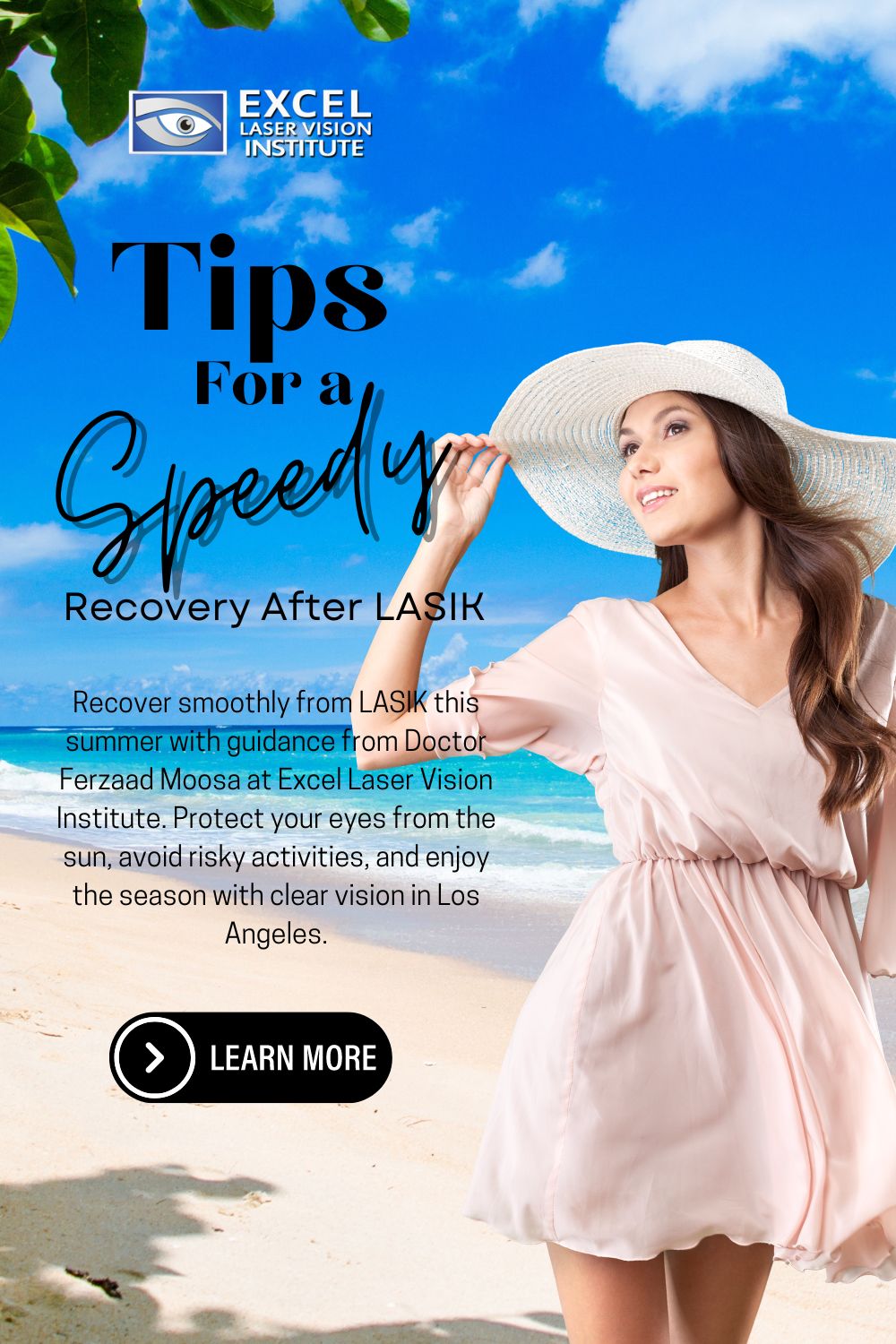 woman-wearing-a-sun-hat-blog-title-Tips-For-a-Speedy-Recovery-After-LASIK-Pinterest-Pin